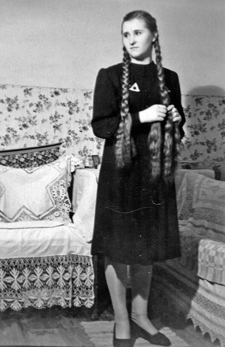 Студентка института 1950-е гг.