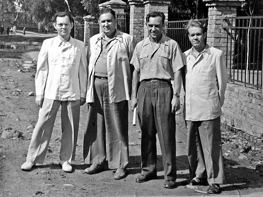 . С. Травушкин, П. С. Рычков, В. И. Баулин, И. И. Нахимов. 1964 г